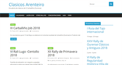 Desktop Screenshot of clasicosarenteiro.com